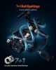 VEVOR Rod and Fishing Reel Combo, IM7 Carbon Fiber Spinning Rod and Reel Combo, Bass Fishing Pole with 7 ft Two-Piece Rods, 7+1 Ball Bearings