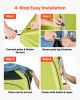 VEVOR Camping Shower Tent, 1 Room, Portable Privacy Tent Changing Room with Ground Stakes, Ropes, Carry Bag, and Steel Poles