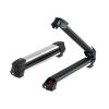 VEVOR Ski & Snowboard Roof Rack, Carry up to 4 Pairs of Skis or 2 Snowboards, 2 PCS Aluminum Universal Car Roof Rack with Lock & Rubber Padding
