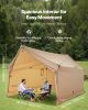 VEVOR Camping Hot Tent, 2 Persons Cabin Hot Tent with Stove Jack, Waterproof Winter Tents Shelters with Vents
