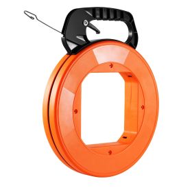 VEVOR Fish Tape, 120-foot, 1/8-inch, Steel Wire Puller with Optimized Housing and Handle, Easy-to-Use Cable Puller Tool