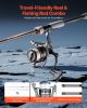 VEVOR Rod and Fishing Reel Combo, IM7 Carbon Fiber Spinning Rod and Reel Combo, Bass Fishing Pole with 7 ft Two-Piece Rods, 7+1 Ball Bearings