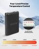 VEVOR Heated Socks, 6000mAh Battery Powered, Rechargeable Heating Socks with 4 Heating Levels, Electric Heated Sock with APP Control for Men Women