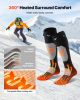 VEVOR Heated Socks, Small Size, 5000mAh Battery Rechargeable Heating Socks with 4 Heating Levels, Electric Heated Sock with APP Control for Men Women