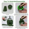 Portable Camping Ceiling LED Fan 5200mAh USB Battery Powered Hanging Tent Lantern Fan Power Bank with 3 Fan Speed 3 Light Brightness Smart Timer Displ
