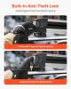 VEVOR Ski & Snowboard Roof Rack, Carry up to 6 Pairs of Skis or 4 Snowboards, 2 PCS Aluminum Universal Car Roof Rack with Lock & Rubber Padding