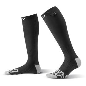 VEVOR Heated Socks, 5000mAh Battery Powered, Rechargeable Heating Socks with 4 Heating Levels, Electric Heated Sock for Men Women