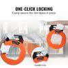 VEVOR Steel Wire Puller, 240ft, 1/8in, with Enhanced Housing & Handle, Simplified Cable Pulling Device, Adaptable for Wall & Electrical Conduit Wiring