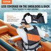 VEVOR Life Vest for Watersports (PFD), Life Jacket with Waterproof Nylon & 110N Buoyancy, Life Vest/Jacket for Any Water Activity-Fishing, Kayaking
