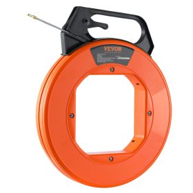 VEVOR Fish Tape, 100 ft, 3/16-inch, Fiberglass Cable Guide with Enhanced Casing and Grip, User-Friendly Wire Routing Instrument