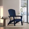 HDPE Folding Adirondack chair with Cup Holder, 1Pack
