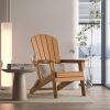 HDPE Folding Adirondack chair with Cup Holder, 2Pack