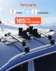 VEVOR Ski & Snowboard Roof Rack, Carry up to 6 Pairs of Skis or 4 Snowboards