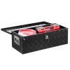 VEVOR Heavy Duty Aluminum Truck Bed Tool Box, Stripes Plated Tool Box with Side Handle and Lock Keys, Storage Toolbox Chest Organizer for Trailer