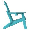 HDPE Folding Adirondack chair with Cup Holder, 2Pack