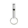 1pc Aluminum Whistle With Keychain; Sturdy Lightweight Whistle; For Signal Alarm; Outdoor Camping; Hiking Accessories