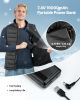 VEVOR Heated Vest, Men Electric Heating Vest with 16000 mAh Battery Pack, 8 Heating Zones Lightweight Rechargeable Winter-Vest with 3 Levels