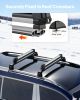 VEVOR Ski & Snowboard Roof Rack, Carry up to 6 Pairs of Skis or 4 Snowboards