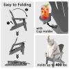 HDPE Folding Adirondack chair with Cup Holder, 1Pack