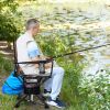360�� Swivel Hunting Chair Portable Foldable Hunting Chair with Mesh Cup Holder and Storage Pockets